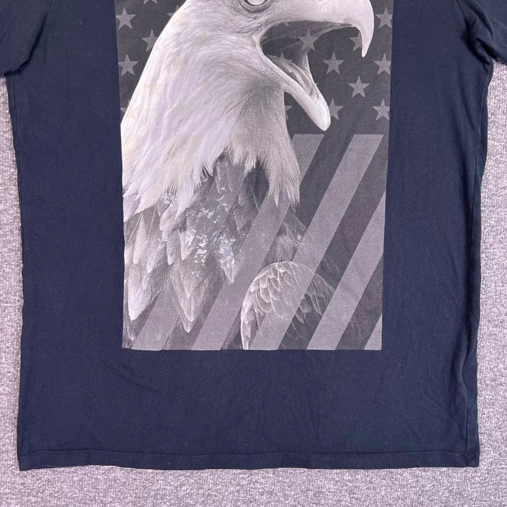 Nike Shirt Men M Navy USA Olympic Eagle Graphic Athletic Cut Casual Short Sleeve